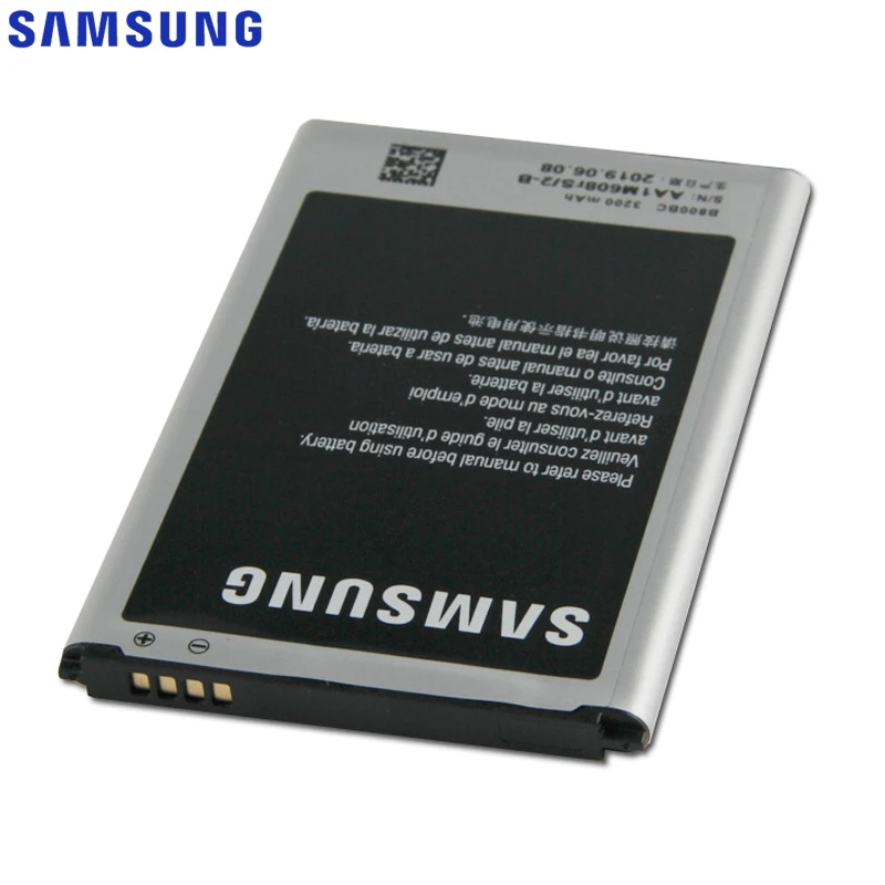 Оригинальная Замена Samsung батарея для Galaxy NOTE 3 N900 N9002 N9009 N9008 N9006 N9005 Note3 B800BC B800BE с NFC 3200 мАч