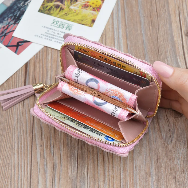 Женский кошелек с мультяшными персонажами маленький Микки Маусом Дамский