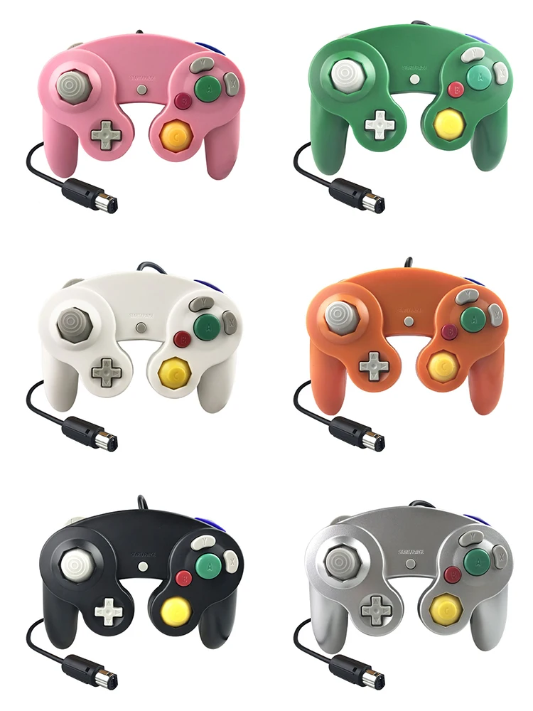 Классический проводной контроллер джойстика Джойстик Геймпад для NAND для Gamecube контроллер для wii вибрационная игра