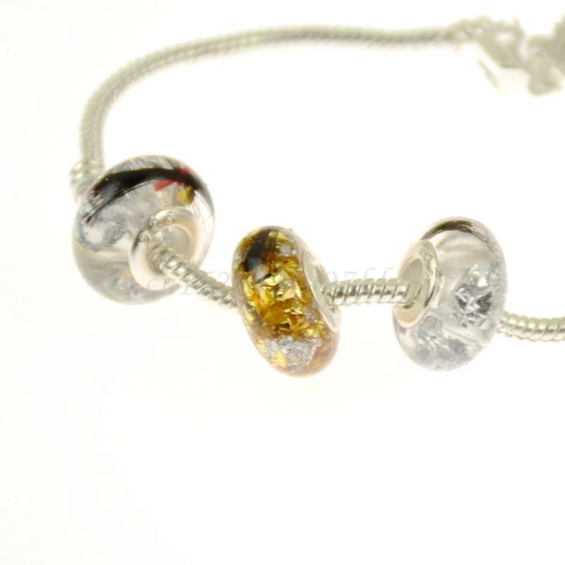 Силиконовые формы большое отверстие бусины Шарм добавить-а-бисера браслет смола