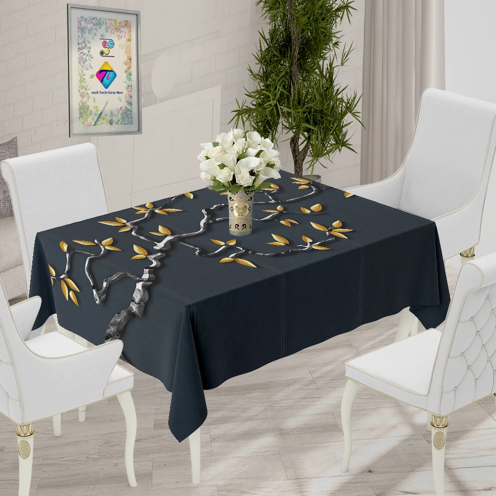 

Водонепроницаемая скатерть из моющегося волокна, с принтом