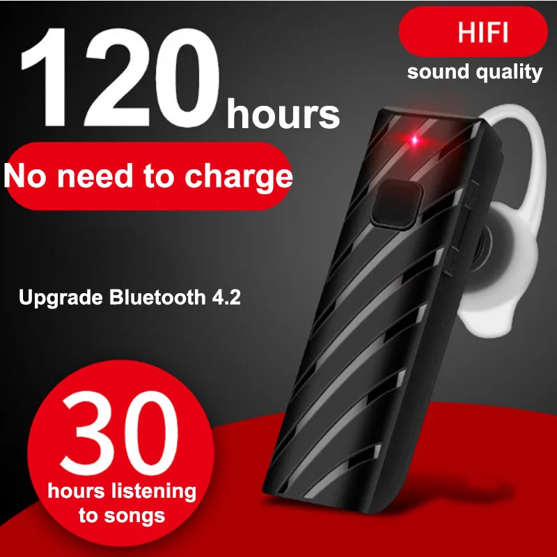 

Wireless Bluetooth 4.2 Earphone Earbuds Single Headset with Mic for iPhone Xiaomi Huawei ND998