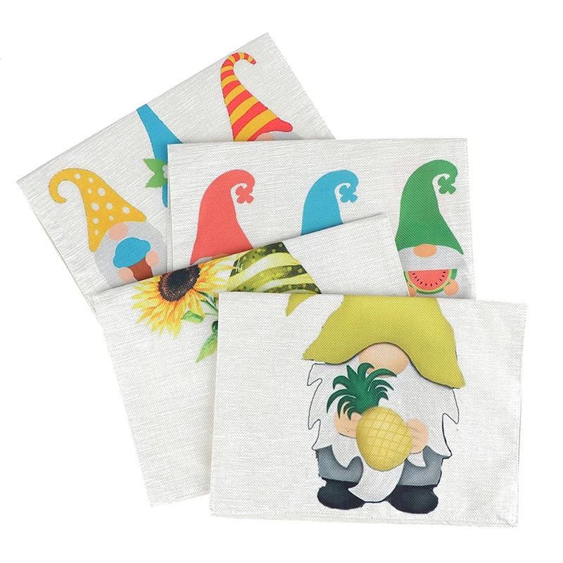 

Summer Welcome Garden Flag 12x18 Inches Gnome Double Sided Vertical Yard Outdoor