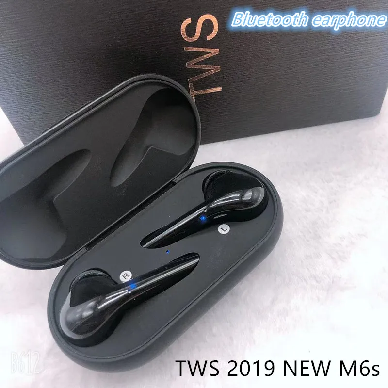 TWS M6s беспроводные Bluetooth наушники 5 0 спортивные вкладыши водонепроницаемая