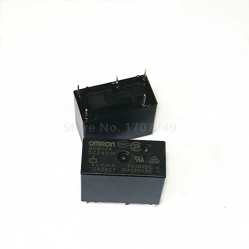 10 шт./лот OMRON Реле G5Q-14 G5Q-14-5V DC5V G5Q-14-12V DC12V G5Q-14-24V DC24V 5A 5pin альтернативные G5Q-1 G5Q-1-EU