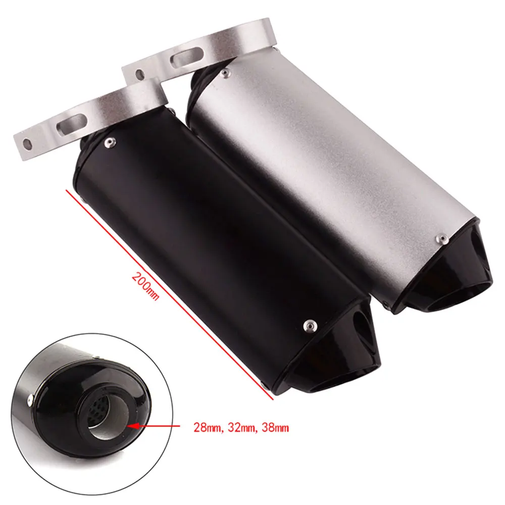 Выхлопной глушитель для мотоцикла Универсальный мотоциклетный 28 мм 32 38 125 куб. См