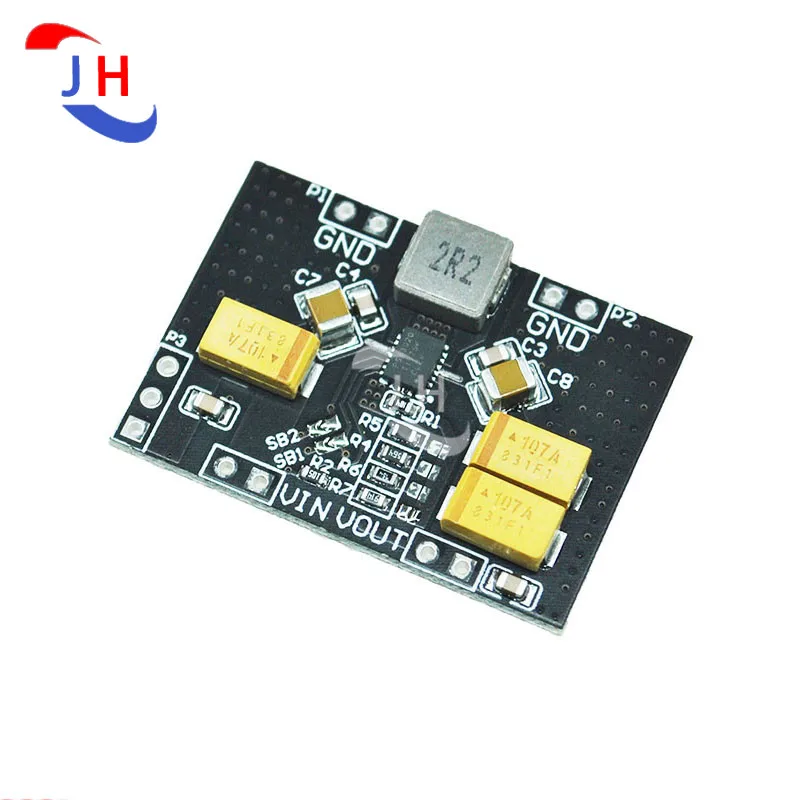 

TPS63020 Automatic Buck-boost Step up Down Power Supply Module 2.5V 3.3V 4.2V 5V Lithium Battery Low Ripple Voltage Converter