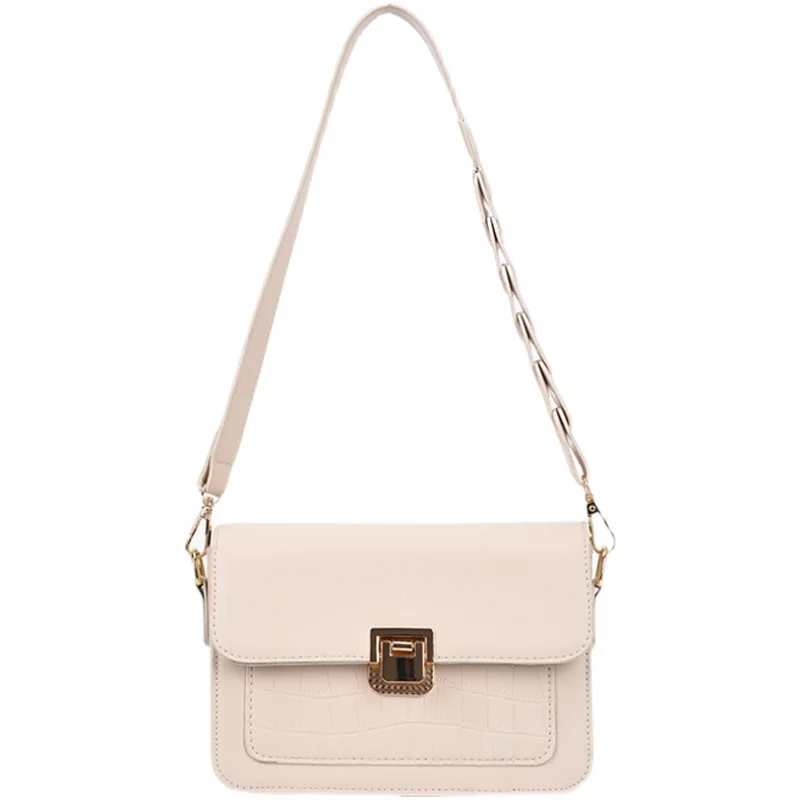 

Ladies handbags 2021 new fashion high-end one-shoulder small square bag large-capacity solid color all-match messenger bag