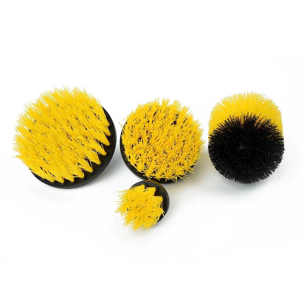 4 шт. набор Scrubber электрическая дрель Чистящая вращающаяся щетка для ванной