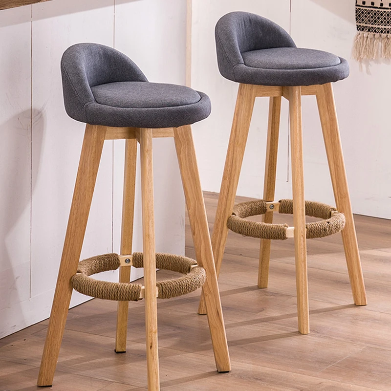 

Modern Simplicity Nordic Bar Chairs Lounge Waiting Stools Counter Hight Bar Stools Chairs Bar Muebles Dining Chairs JW50BY