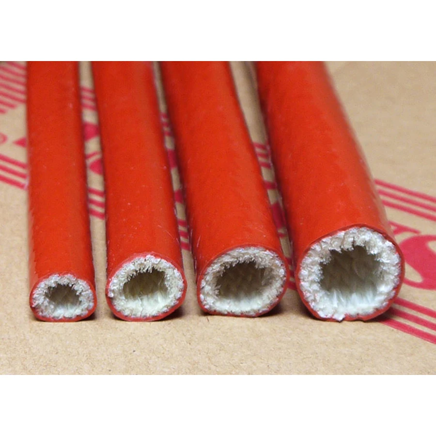 1Meter 4-130mm Dia Red Thicken Insulation Silicone Fiberglass Tube High Temperature Resistant Fire Retardant Casing Pipe | Обустройство
