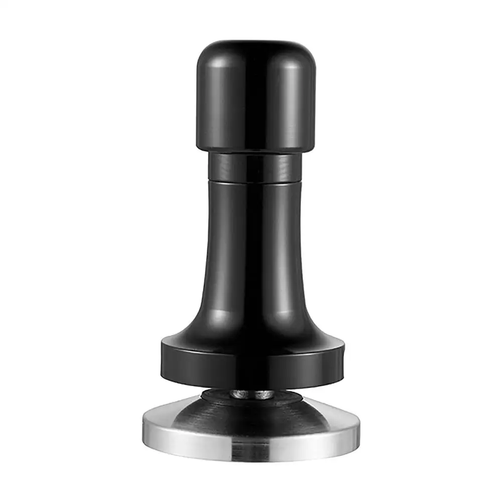 

58mm Calibrated Coffee Tamper Espresso Press With Spring 304 Stainless Steel Flat Base Adjustable Detachable Handle For Bar K