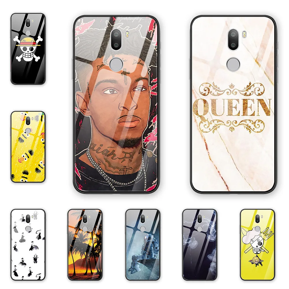 Забавный чехол из закаленного стекла для телефона Xiaomi 5Splus ретро обои полупакет