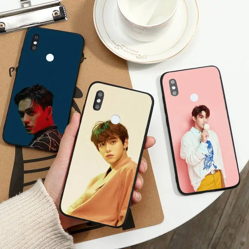 

Korean Kpop NCT Lucas Phone Case For Xiaomi Redmi note 7 8 9 11 t s 10 A pro lite funda shell coque cover