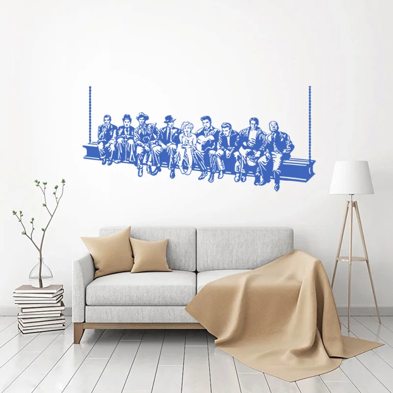 Виниловые наклейки на стену Голливуд луч | Дом и сад