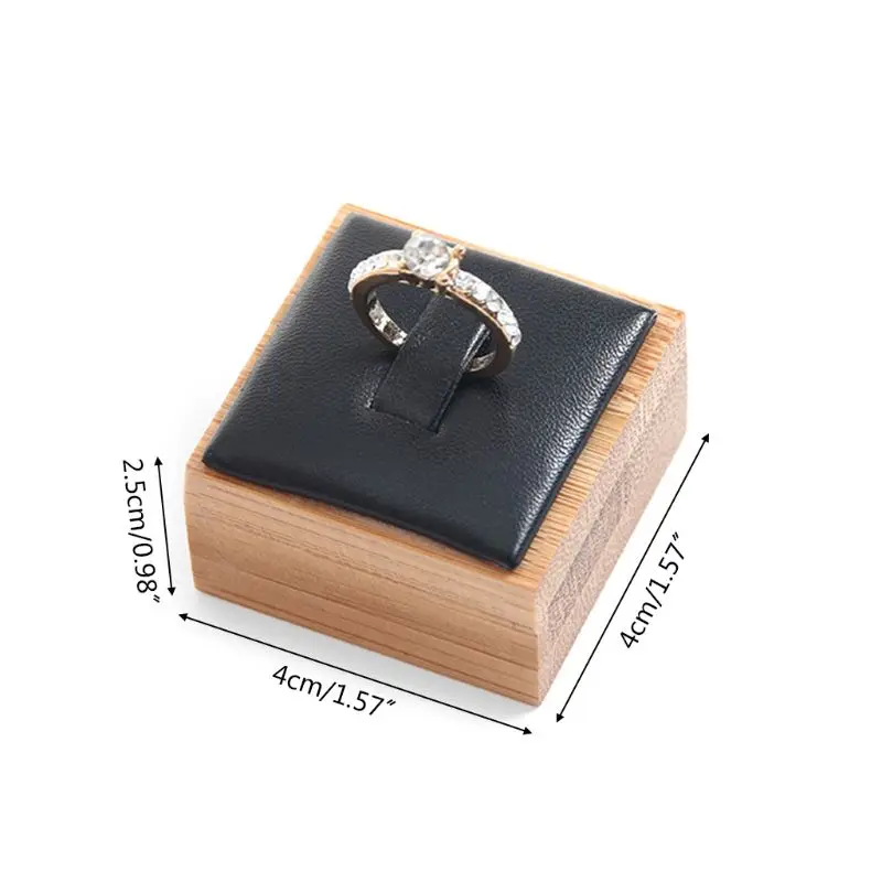 Natural Bamboo Jewelry Ring Display Stands Holder Showcase Organizer Wedding Gift Trade Show Gallery Store Props | Украшения и