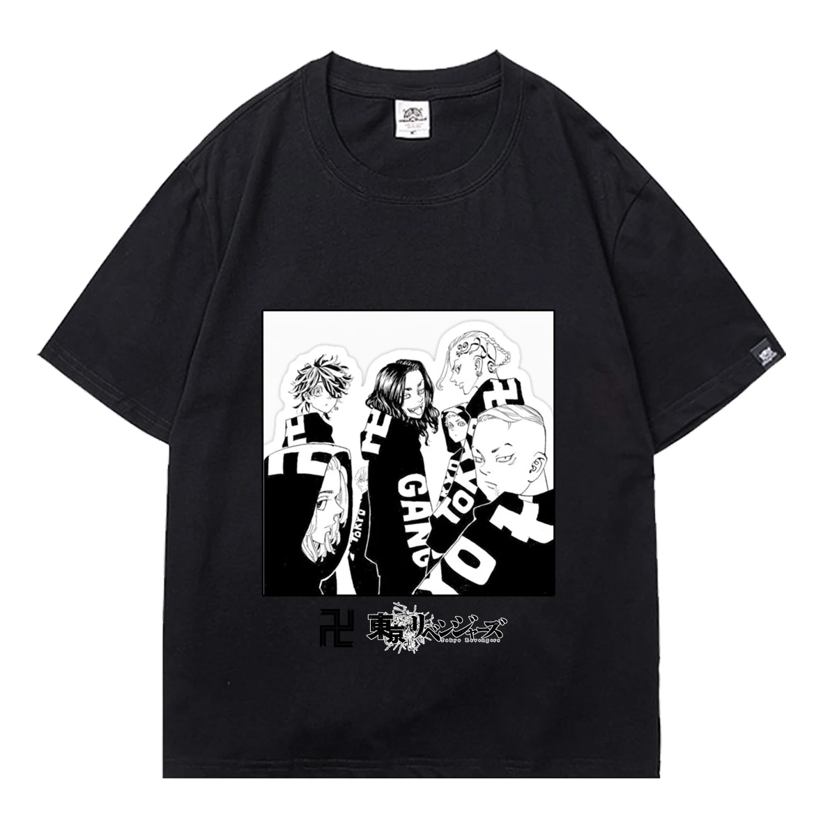 

Tokyo Avengers Unisex T-shirt Summer New Japanese Anime T-shirt Male Oversized T-shirt Streetwear Boys Male Short Sleeve Tops