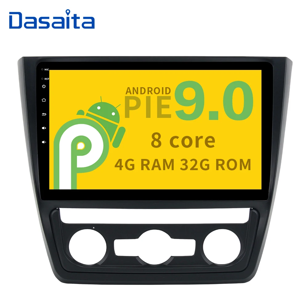 Android 8 0 Автомобильный GPS радио плеер для Skoda Yeti 2014 2015 2016 с 10 2 &quotдисплеем Octa Core 4G RAM 32G