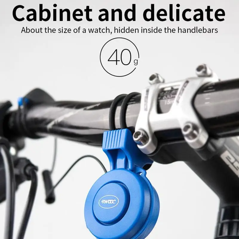 

New Solid Color Bicycle Bell 4 Sound Modes Bicycle Electric Mini Usb Charging Accessories Speaker Horn Scooter Bicycle