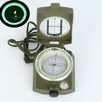 new professional military army metal sighting compass clinometer camping outdoor tools multifunction compass