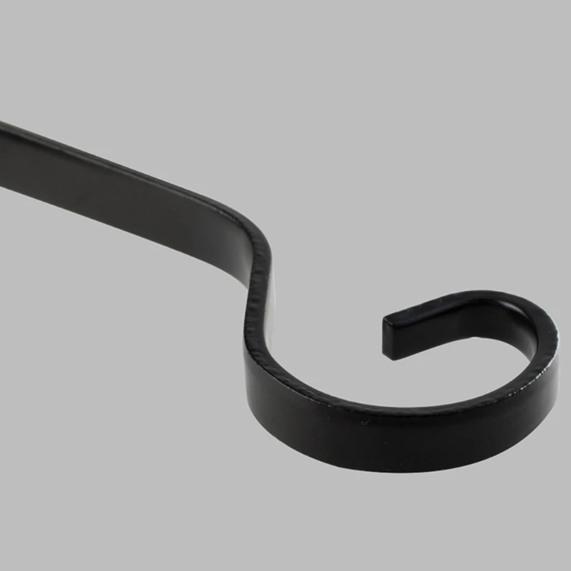 Настенные крючки для подвешивания растений (черные) используются корзин птиц