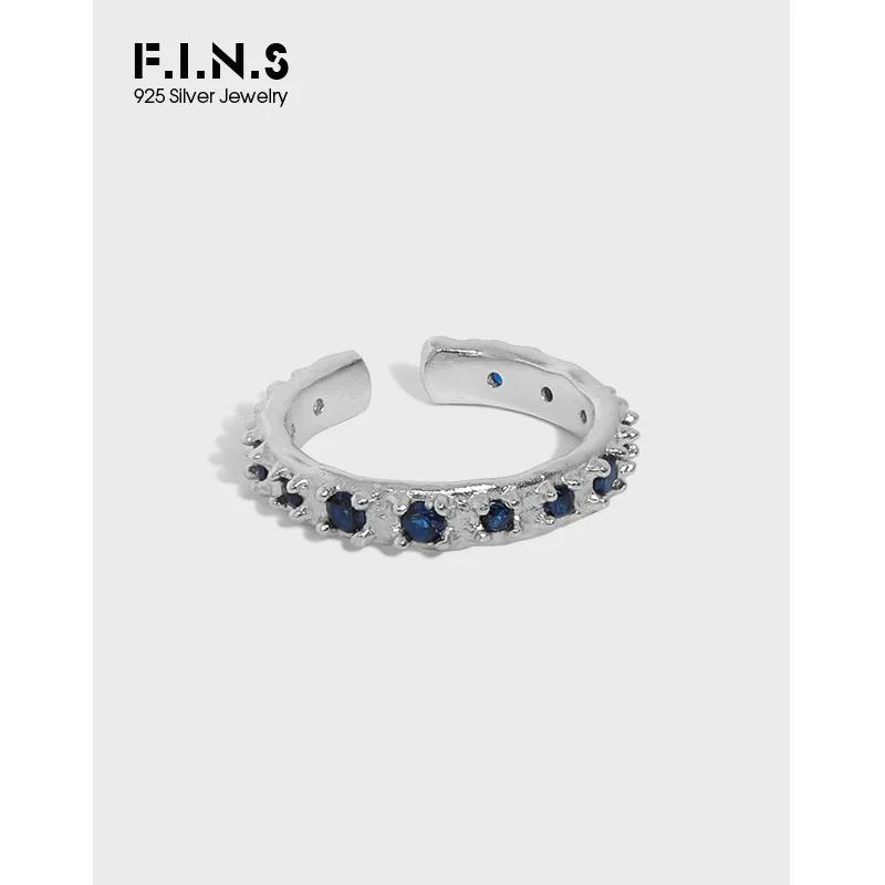 

Женское ювелирное изделие из серебра 100% пробы, с неровной поверхностью, с фианитом 925