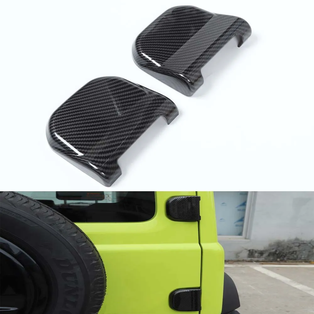 

For Suzuki Jimny 2019 Up Car Tailgate Hinge Buckle Cover Trim Exterior Auto Moldings ABS New Car Accessories 3 Colors