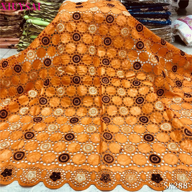 

African bazin riche fabric with brode Latest fashion african bazin riche getznet jacquard brocad lace 5yards/lot SK288