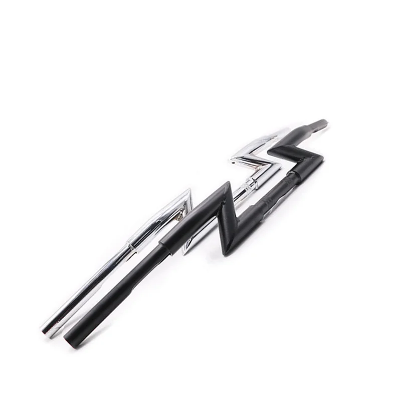 

1" 25mm Drag Black Handlebar Handle Cafe Racer Chopper Big Dog Dirt Bike Custom