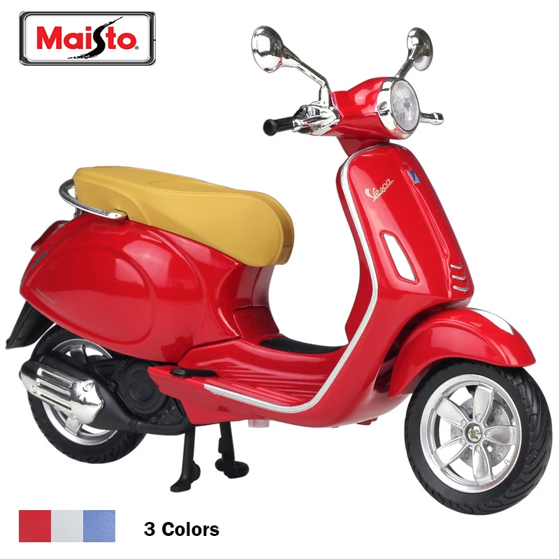 Скутер Maisto 1:12 Vespa Primavera 150 литый Под Давлением Мотоцикл |