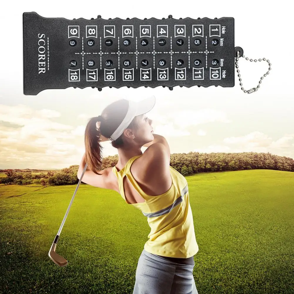 

Reusable Useful Golf Tally Keeper 18 Hole Scoreboard Golf Accessory Golf Score Card Counter Anti-crack For Exercise