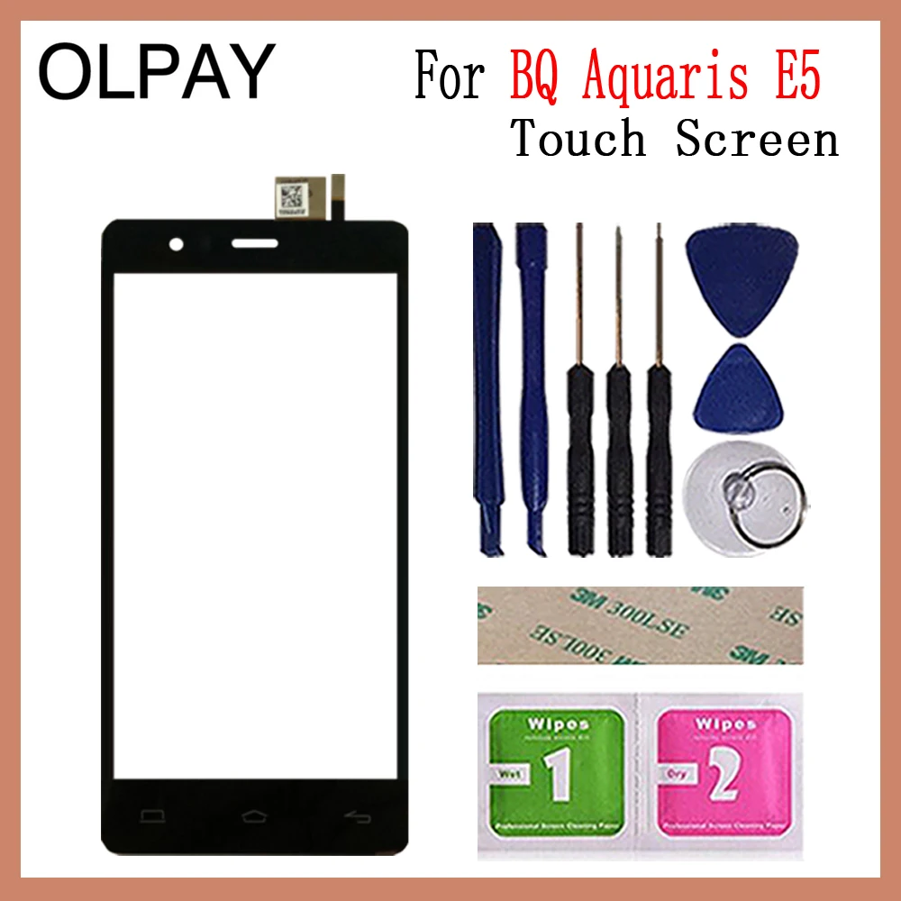 OLPAY для BQ Aquaris E5 4G HD FHD сенсорный экран дигитайзер для BQ Aquaris E6 FHD Сенсорная панель Сенсорный экран сенсор переднее стекло