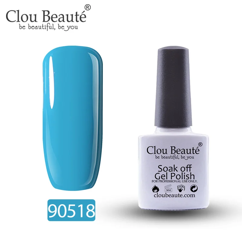 90518 Гель-лак для ногтей Clou Beaute 79 цветов полуперманентный замачивающийся лак для ногтей маникюрный УФ СВЕТОДИОДНЫЙ Цветной Гель-лак 10 мл серия Nude - Цвет: 90518