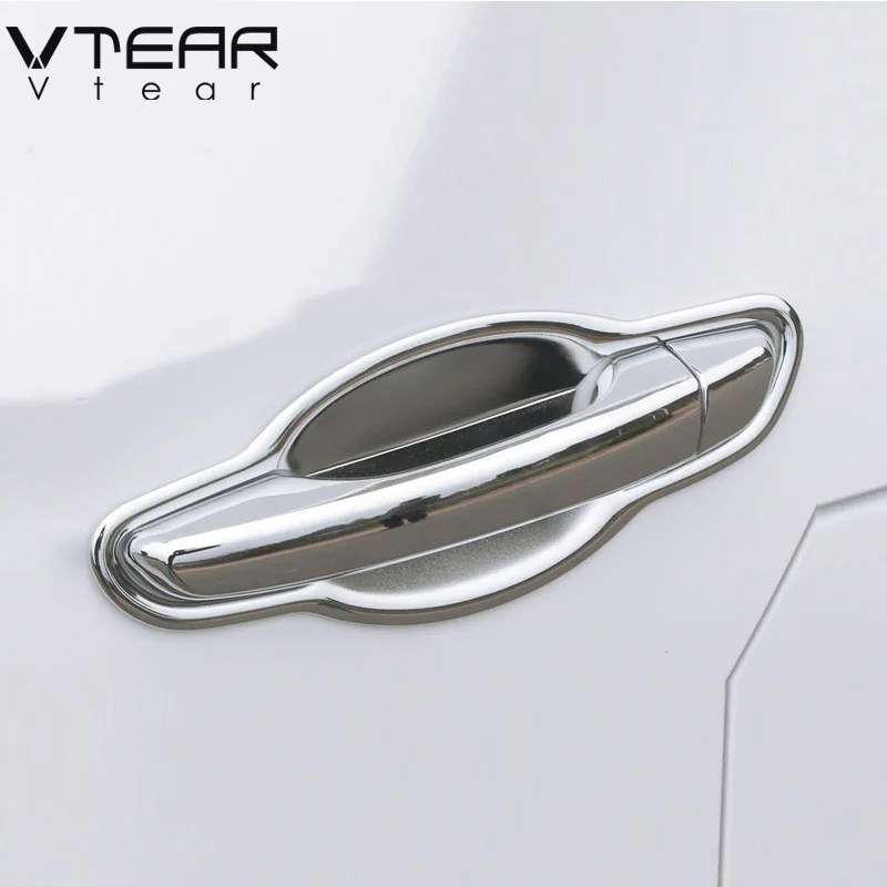 Накладка на дверную ручку Vtear для Hyundai Solaris 2 хромированная накладка чашу защита