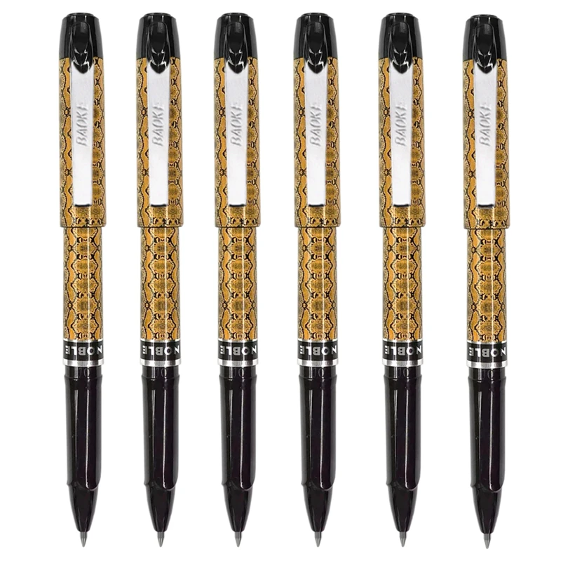 Шариковая ручка гелевая 6 шт. | Канцтовары для офиса и дома