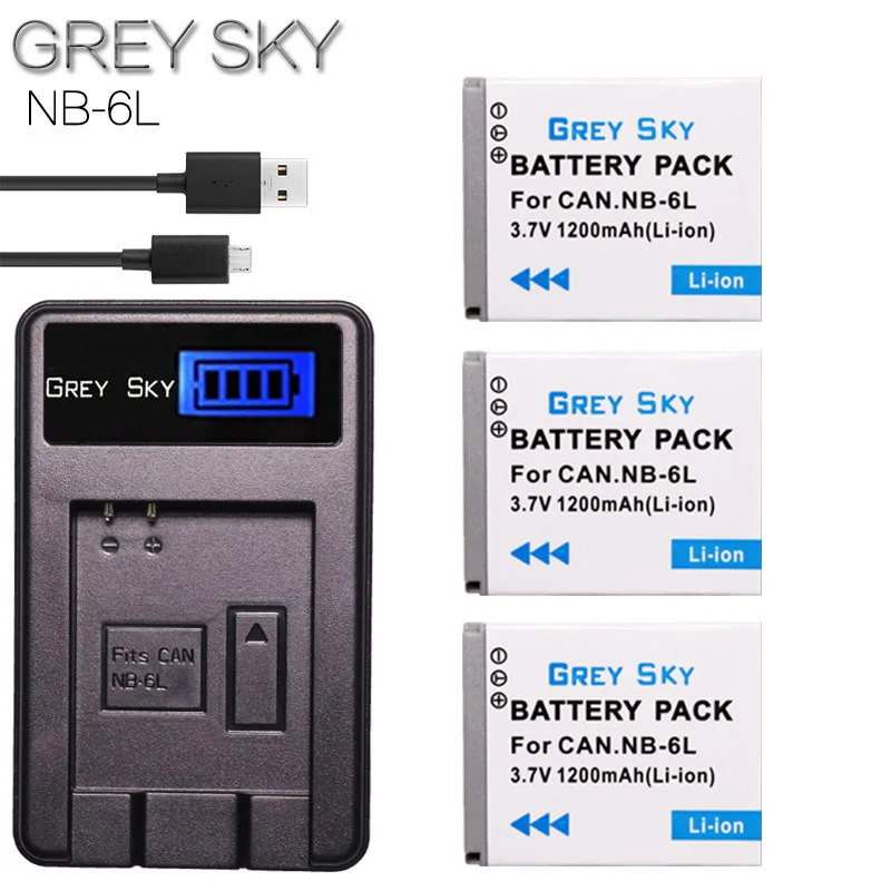 Аккумулятор NB 6L 6LH NB6L NB6LH для Canon IXUS 85 95 IS SX275 SX280 SX510 PowerShot D10 S90 SD1200 200|Цифровые