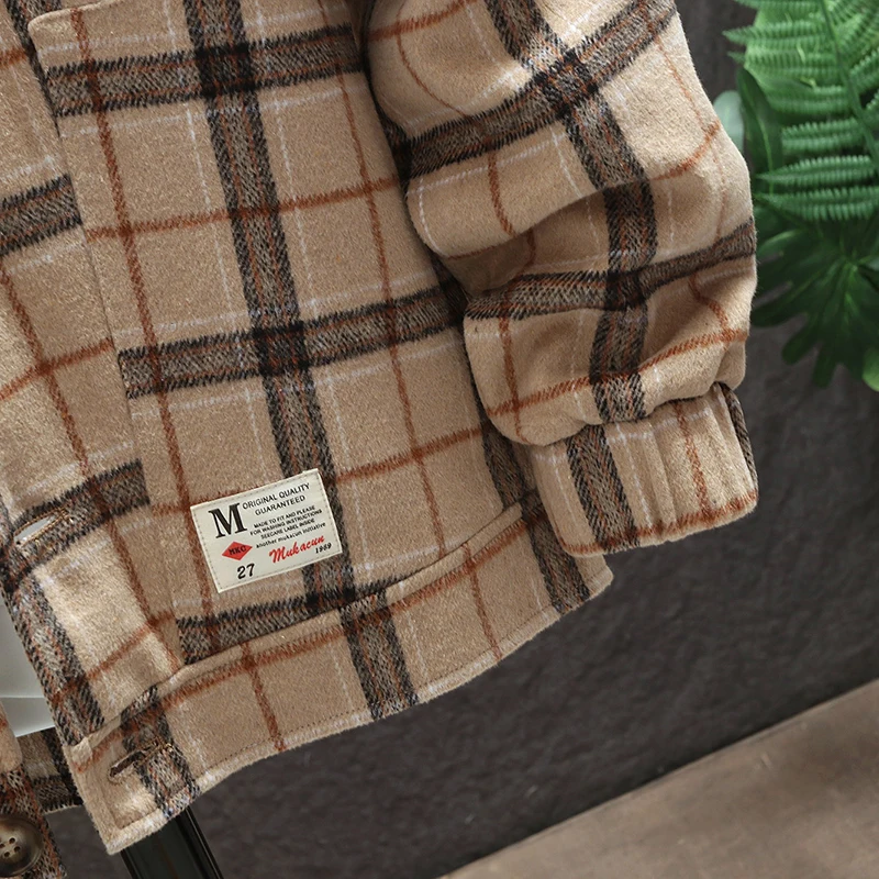 Шерстяное пальто куртки для мужчин новинка 2019 Осень-зима Ретро стиль