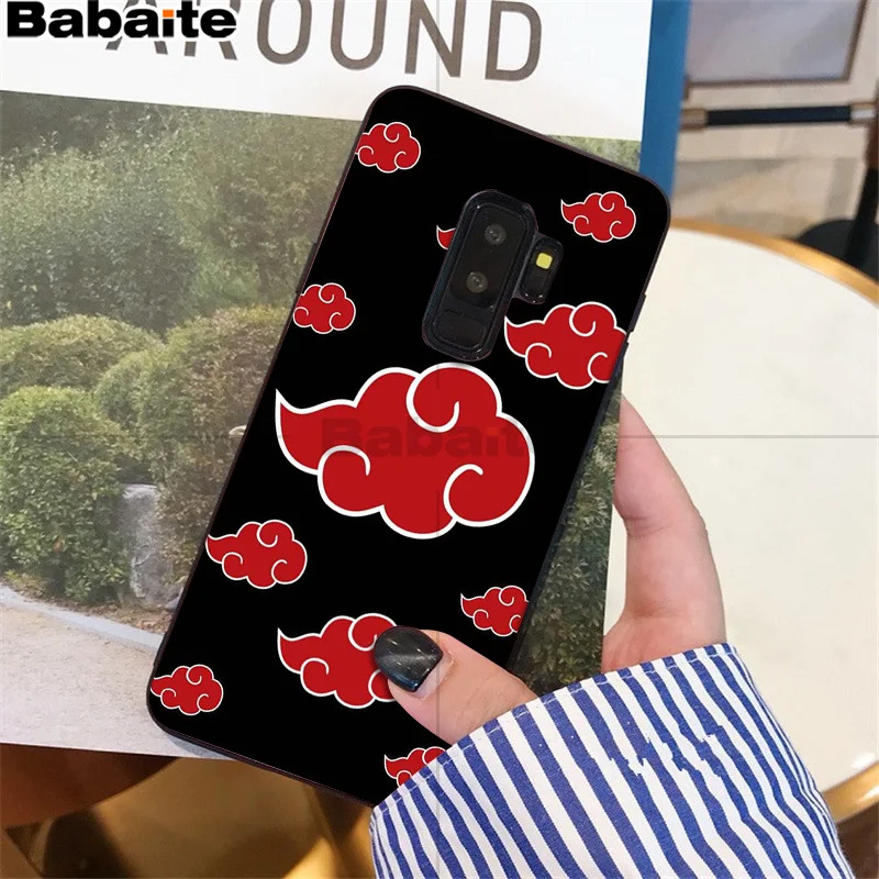 Babaite Наруто Черная мягкая оболочка телефона samsung S9 S9 плюс S5 S6 S6edge S6plus S7 S7edge S8 S8plus крышка M10 20