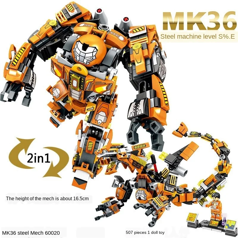 

2020 NEW Big Iron Man MK Superheroes Building Block Doll Building Blocks Assembled Minifigure Boys Over 4 Years Old Compatible