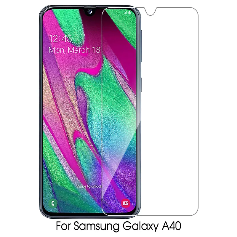 Изогнутое защитное стекло 9H закаленное для Samsung Galaxy M10 M20 M30 полноэкранная