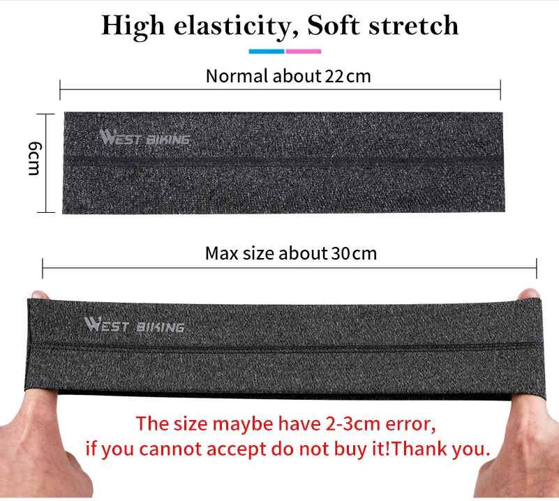 Женская спортивная повязка на голову противоскользящая дышащая для занятий