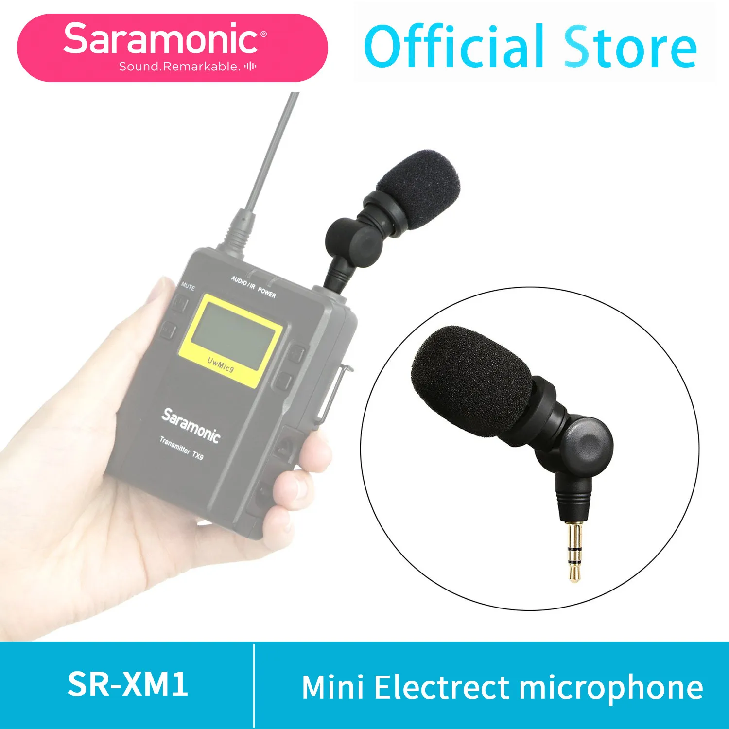 Saramonic SR-XM1 Plug &amp Play Mic всенаправленный микрофон для DSLR видеокамеры CaMixer SmartMixer LavMic