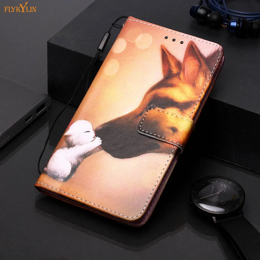 Кожаный чехол на СПС samsung Galaxy S10 Чехол Флип бумажник для S8 S9 Plus S10E Роскошный