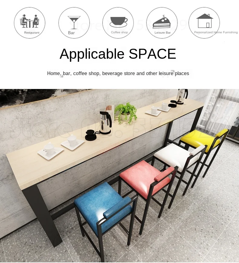 Скандинавский современный минималистичный барный стул 1B высокие барные стулья