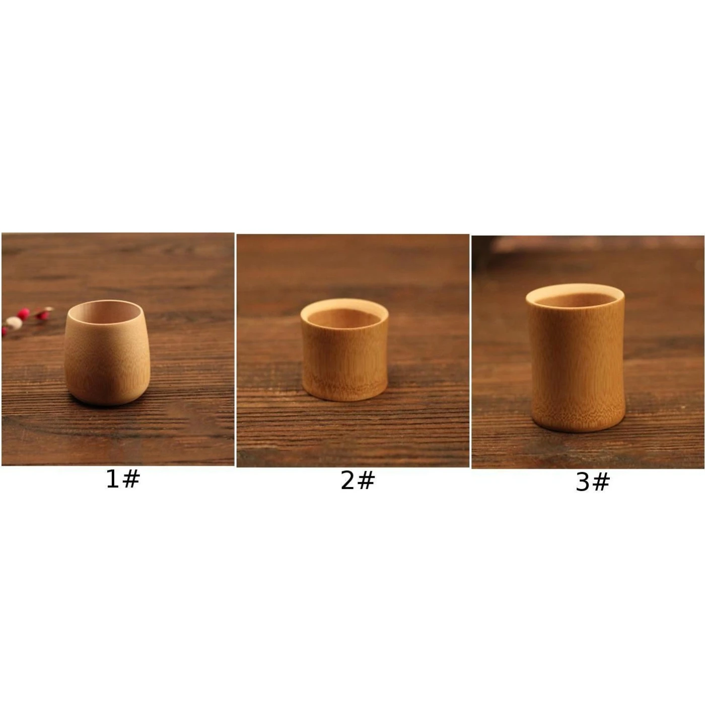 Опционально 3 вида натурального чая пива Бамбуковая чашка с резьбой кофе сока