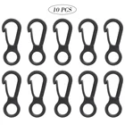 10 шт. нейлоновые пластиковые небольшие зажимы для флага, крючки для крепления, прочные детали для пакетов, Походное белье, веревка, крючки, аксессуары