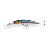crystal deep diver walleye minnow fishing lures 110mm 16g floating tight wiggling jerkbait for perch bass 9305