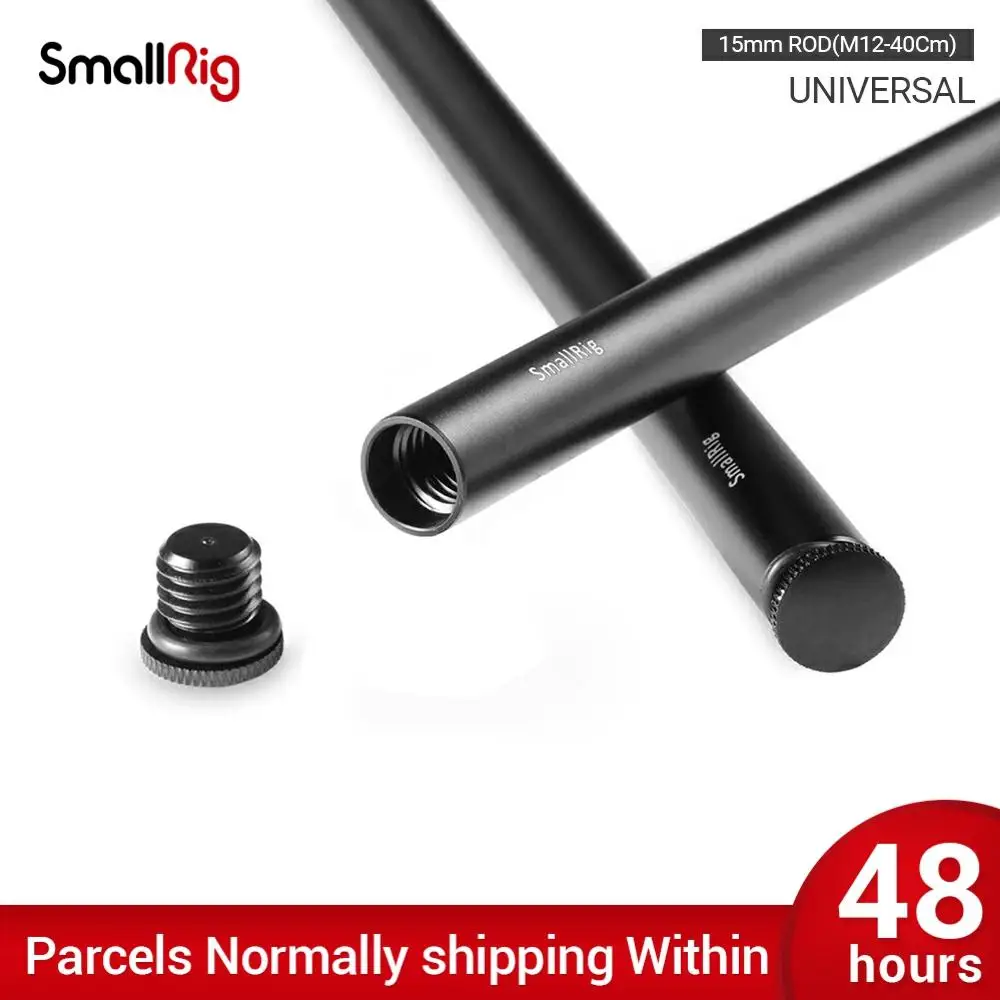 SmallRig Camera 15 мм рельсовый стержень из алюминиевого сплава с внутренней резьбой M12