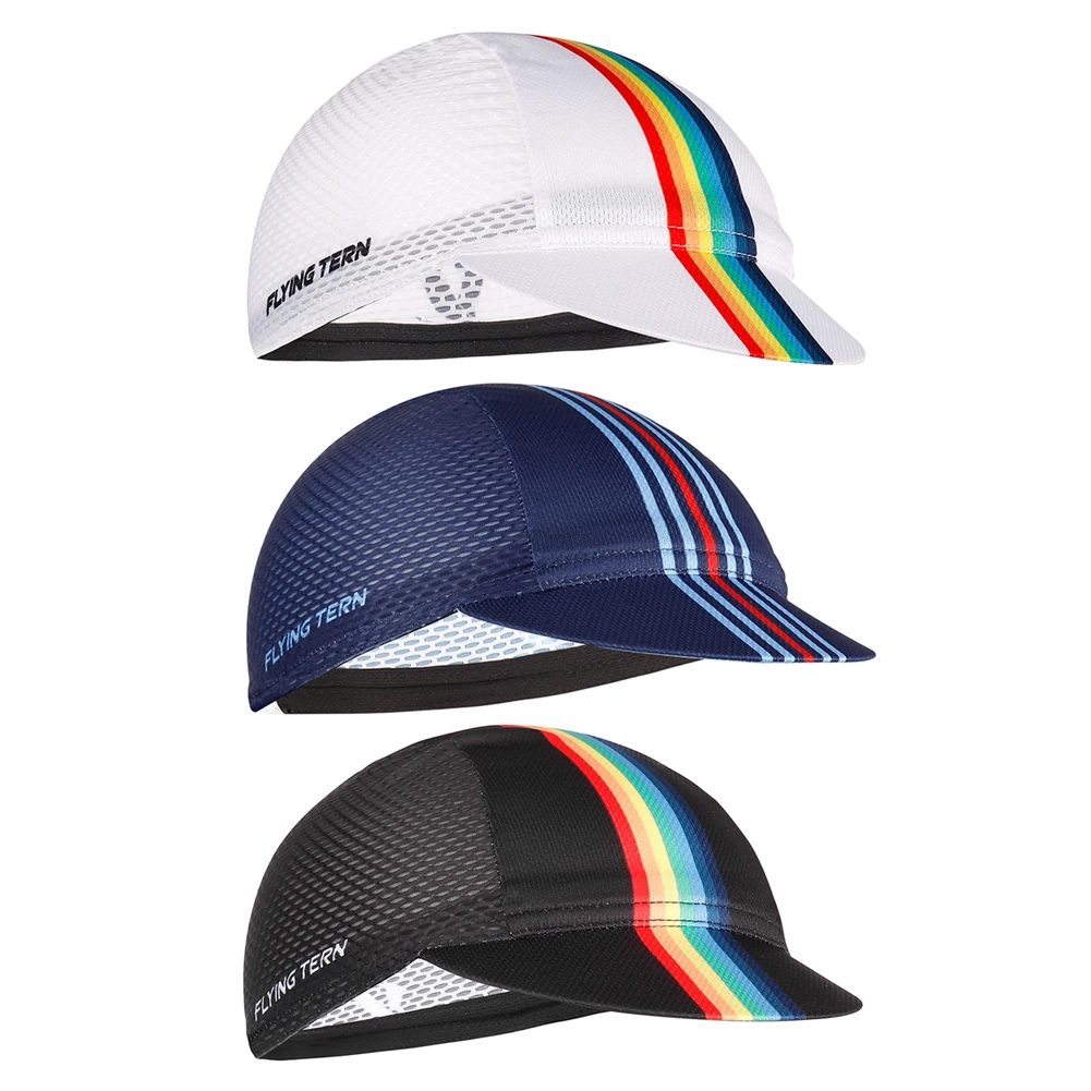 

Cycling Caps Bike Wear Hats Summer Breathable Bicycle Caps Free Size Elastic Lightweight Road Bike Hats Bicycle Sports Headwear