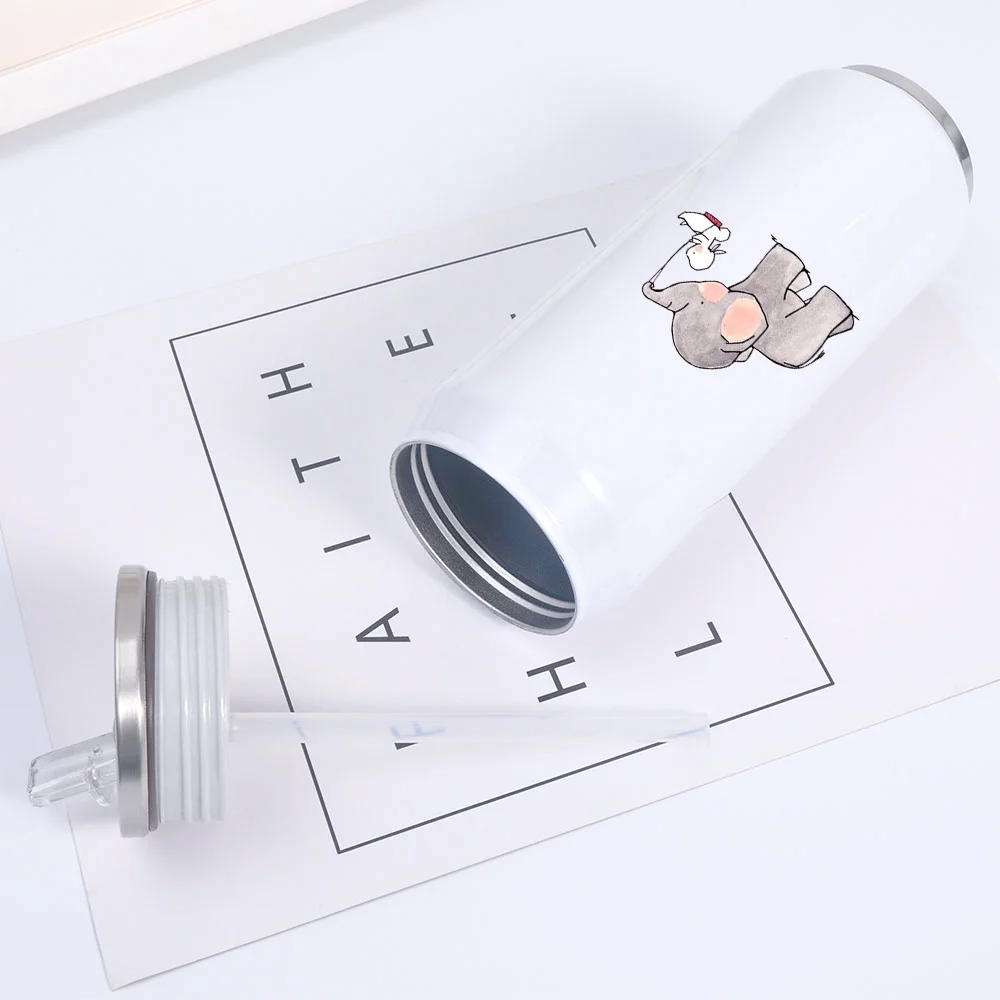 Банки с принтом слона термо-колба Термокружка термос кофейная кружка бутылка для